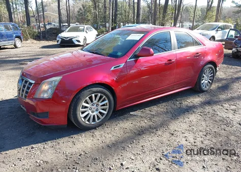 2012 Cadillac Cts Standard из США, поврежденный, VIN 1G6DC5E51C0113196